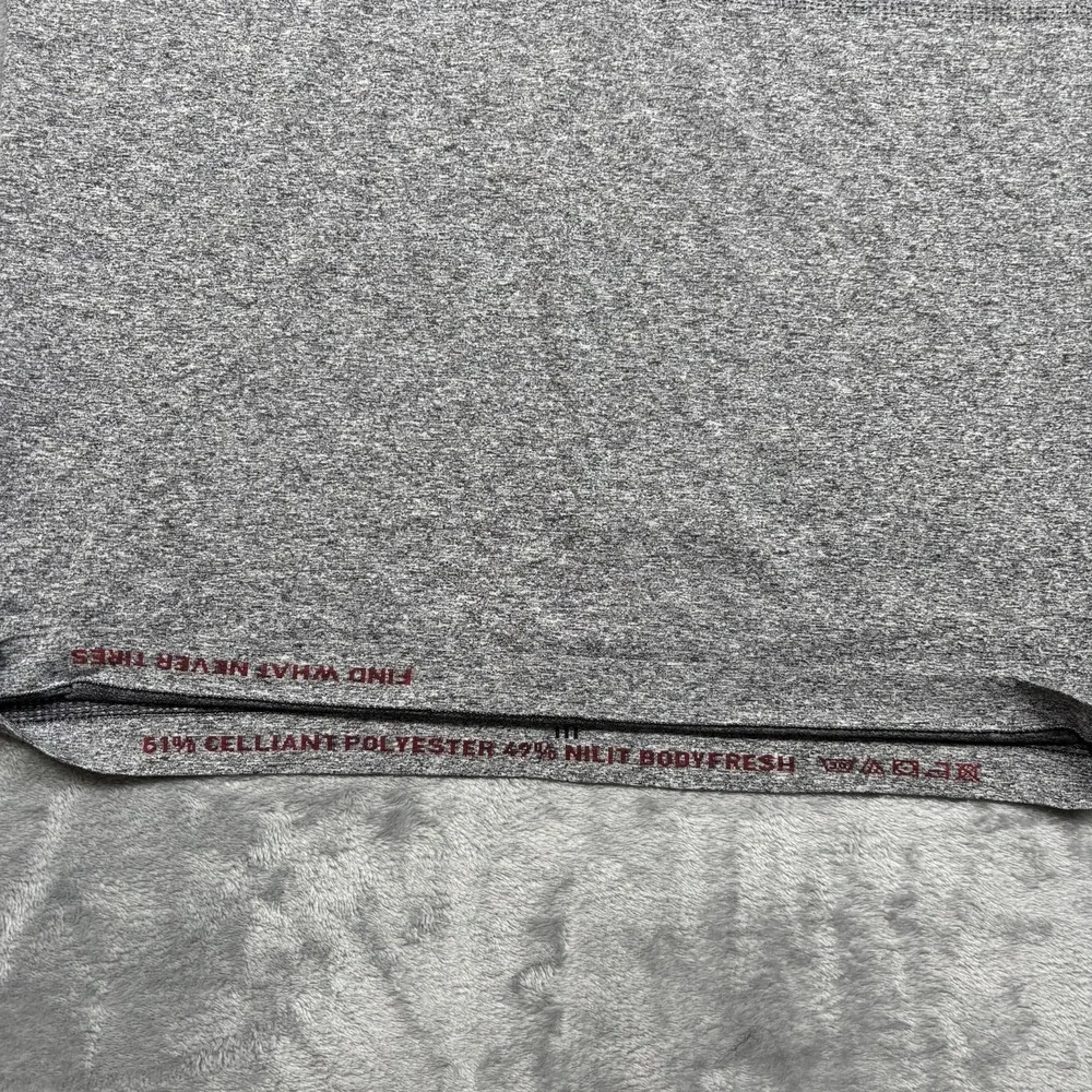 Rhone Celliant Seamless Quarter Zip Performance Stretch Pullover Mens Large Grey
